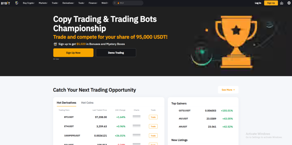 bybit exchanges